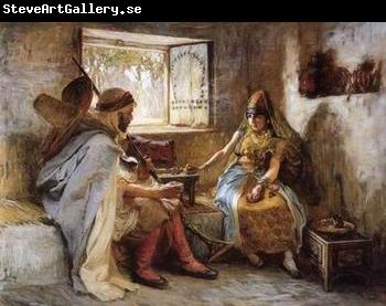 unknow artist Arab or Arabic people and life. Orientalism oil paintings  329